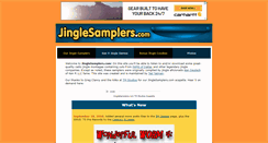 Desktop Screenshot of jinglesamplers.com